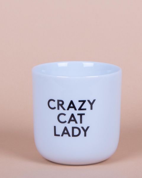 Tasse Drôle You Say Crazy Cat Lady C'est Un Bad Chose - Céramique Blanche 284ml